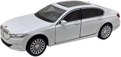 JPT1 Macheta Bmw seria 7 replica alb 1: 24 deschide usi, capote, lumini, sunete, resort (JPT)