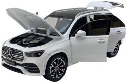 Macheta Mercedes GLE 350 replica alb 1: 24 sunet, lumini, deschide usile