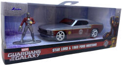Jada Macheta Ford Mustang 1969 with Star Lord Figure Marvel Guardians (JPT)