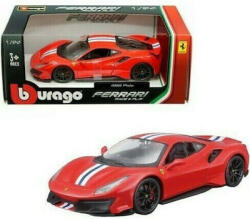  Macheta Bburago Ferrari 488 pista rosu 1/24