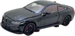 PRCK Macheta metal BMW M4 negru 1: 24 cu sunet, lumini, claxon, deschide usi, capot (JPT)