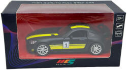JPT Macheta replica Mercedes SLS-AMG 1/36 negru cu dungi galbene (JPT)