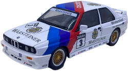 PRCK Macheta BMW E30 M3 DTM alb 1: 24 cu sunet, lumini, pornire pe volan, resort (JPT)