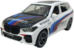  Macheta Bmw X5 alb scara 1: 24 deschide toate usile portbagajul si capota motorului