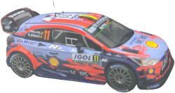  Macheta metal 2019 Hyundai i20 coupe WRC Neuville-Gilsoul 1/43