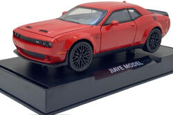 JPT Macheta metal replica Dodge Charger rosu deschide usi, capota, portbagaj, sunet si lumini (JPT)