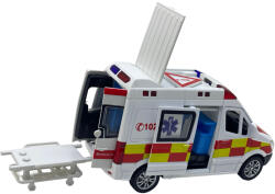 Juno Macheta ambulanta Mercedes Sprinter scara 1: 32 lumini, sunet, deschide usile (JPT)