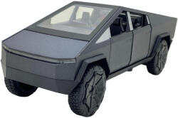 Macheta metal Tesla Cybertruck gri inchis 1: 32 cu sunete, lumini si resort