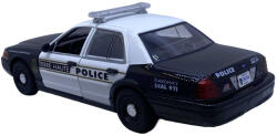 GreenLight Macheta 2011 Ford Crown Victoria Police Interceptor 1: 24 Terre Haute Indiana Police - Greenlight Hot Pursuit (JPT)