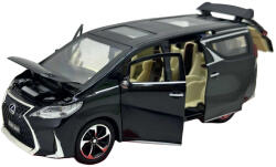 JPT Macheta Die-Cast Monovolum Lexus LM 1: 24 Negru -sunete, lumini si resort- 20 cm (JPT)