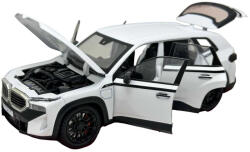 JPT Macheta BMW XM Alb- Die-Cast 1: 24- sunete, lumini si resort- 20cm (JPT)