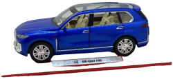  Macheta SUV Albastru BMW X7 - Scara 1: 24- sunete, lumini si resort-20cm