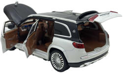 Che zhi Macheta Mercedes Maybach Negru cu alb - Scara 1: 24- sunete, lumini si resort- 20cm (JPT)