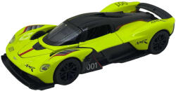  Macheta Aston Martin Valkyrie 1: 32, Die-Cast replica usi rabatabile, culoare verde neon