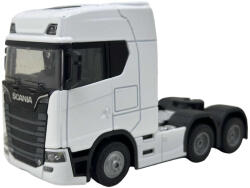  Macheta Scania T770S 1: 32 alba replica metal lumini si sunete usi deschise