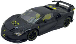  Macheta metal Ferrari SF90 Stradale 1/24 sunet, lumini, deschide usi si capote negru