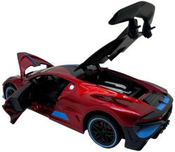  Macheta Bugatti Divo visiniu scara 1/32 deschide usi si capote, are lumini si sunete