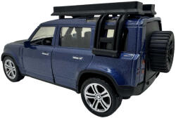 JPT Macheta metal Land Rover Defender albastru 1: 28 sunet, lumini (JPT)