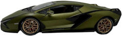  Macheta Lamborghini Sian FKP 37 scara 1: 18 replica metal lumini si sunete, verde metalizat, usi deschise