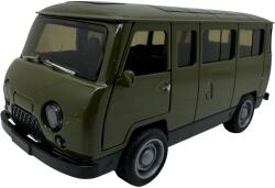 JPT Macheta microbuz militar UAZ 1: 32 replica metal usi deschise verde (JPT)