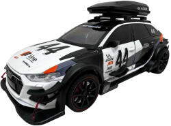 JPT Macheta Audi RS6 Avant Gumball 3000 negru alb 1: 24 cu lumini si sunete, deschide usile model 1 (JPT)