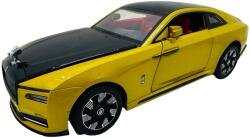  Macheta Rolls Royce Wraith mustar 1/24 cu sunete lumini deschide usile si capotele