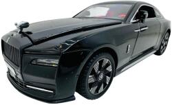  Macheta Rolls Royce Wraith negru 1/24 cu sunete lumini deschide usile si capotele