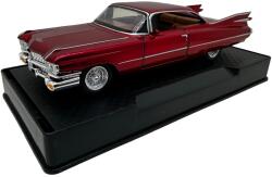  Macheta Auto Cadillac Eldorado 1959 replica rosie visiniu clasica cu usi deschise 1: 32