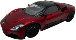 Chimei Model Macheta Maserati MC20 visiniu 1: 24 replica metal lumini si sunete usi capota portbagaj deschise (JPT)