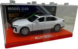  Macheta BMW seria 7 760 1/28 alb cu sunet lumini deschide usile si capotele