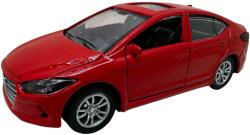 JPT Macheta Hyundai Elantra rosie 1: 32 replica metal lumini si sunete, usi deschise (JPT)