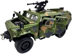 Che zhi Macheta Tab transportor Militar Camuflaj cu Sunete si Lumini, Accesorii Detasabile, usi deschise, scara 1: 24 (JPT)