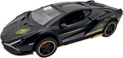  Macheta Lamborghini Sian negru LP-780 1: 32 replica metal lumini si sunete, usi deschise