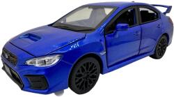  Macheta Subaru WRX STI albastru 1: 30 replica metal lumini si sunete usi capota si portbagaj functionale