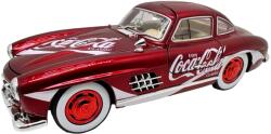 Alloy Macheta Mercedes-Benz 300SL rosu Coca-Cola 1: 24 replica metal gullwing cu sunete lumini deschide usile (JPT)