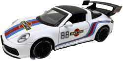 Newao Macheta Porsche Martini 88 alb 1: 32 usi capota portbagaj functionale sunete si lumini (JPT)