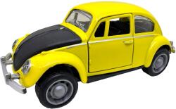 JPT Macheta Volkswagen Beetle galbena 1: 36 metal model pull back usi functionale sunet si lumini (JPT)