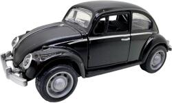  Macheta Volkswagen Beetle neagra 1: 36 metal model pull back usi functionale sunet si lumini