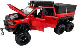  Macheta Ford RAM Mammoth 6x6 rosu 1: 32 metal lumini si sunete