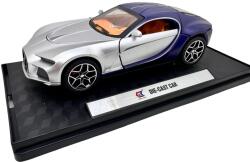  Macheta Bugatti Atlantic gri albastru 1: 32 cu sunete si lumini deschide usile si capotele