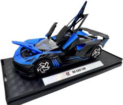  Macheta Bugatti Bolide albastru negru 1: 32 metal cu lumini si sunete deschidere completa