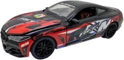 XUIE Macheta BMW M8 Racing rosu 1: 24 metal pull back lumini si sunete (JPT)