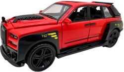 JPT Macheta Rolls Royce Cullinan 1: 28 rosu usi deschise lumini sunete pull back (JPT)