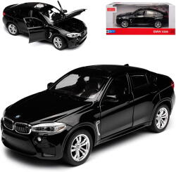 Rastar Macheta Rastar BMW X6M 2018 1: 24 negru replica metal die-cast (JPT)