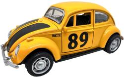 JPT Macheta Volkswagen Beetle Classic galbena 1: 32 stil retro de colectie lumini si sunete (JPT)
