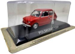 Macheta Polski Fiat 126P rosu replica metal scara 1: 43 editie clasica
