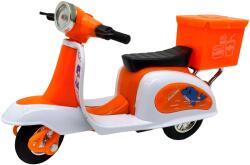 JPT Macheta Scuter Motocross orange Off Road 1: 18 replica metal cu suspensii si cutie transport spate (JPT)