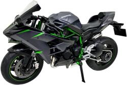  Macheta motocicleta replica Kawasaki Ninja H2 1: 9 replica metal die-cast lumini si sunete