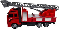 XD Macheta Camion Pompieri cu Scara Extensibila 1: 24 replica metal pull back (JPT)