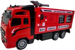  Macheta Masina Pompieri 1: 24 replica metal si plastic cu resort